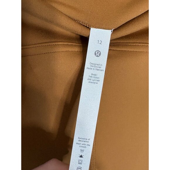 Lululemon Instill High-Rise Tight 25" Tan Brown-sz 12 - Picture 9 of 10